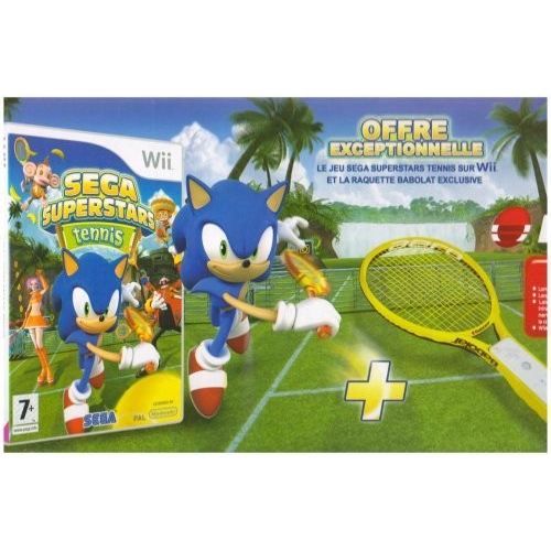 Segasuperstars Wii + Raquette / Accessoire Console