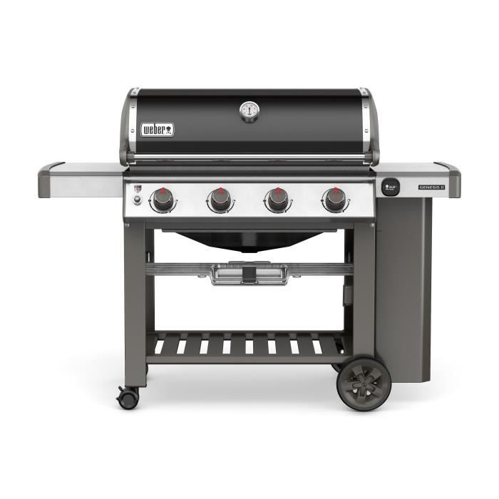 Photo de weber-barbecue-a-gaz-genesis-ii-e-410-gbs-noir-fonte-dacier-emaillee
