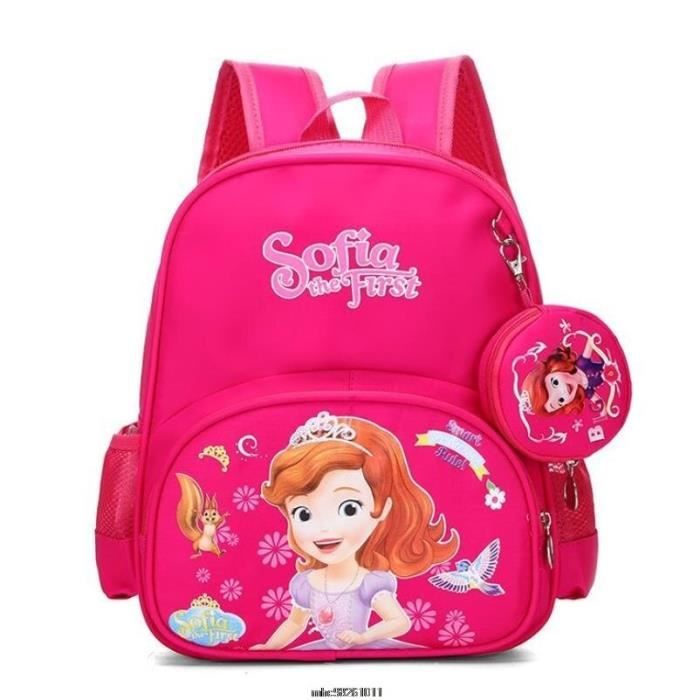 Sac à Dos Maternelle Sofia The First 3D - 28 Cm Rose - Neuf Avec étiquettes
