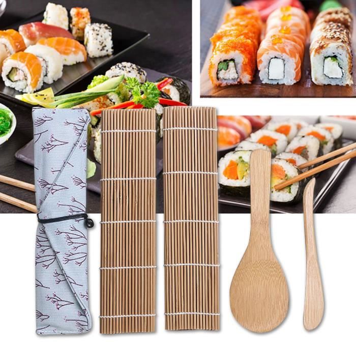 Kit de fabrication de sushi Sushi Mat Kit de sushi pour débutant Sushi Roll