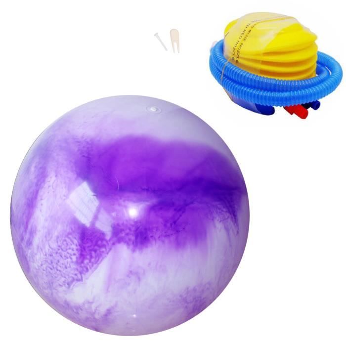 GYM BALL -Ballon de yoga Balle de yoga épaississante pour fitness GYM Smooth Fitness de 55 cm ZEN90917001C_wat