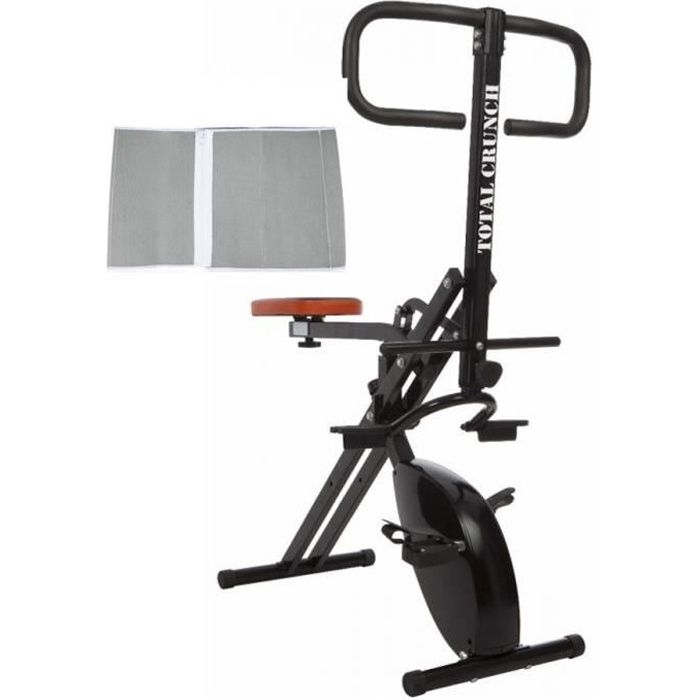 Total Crunch Plus Evolution + Ceinture de Sudation - Appareil de fitness pour Tonifier et Muscler votre Corps