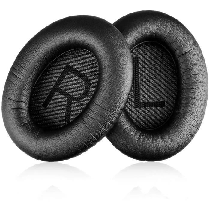 Coussinets de Remplacement pour Casques Bose Quiet Comfort QC 2 15 25 35 AE2 , Noir