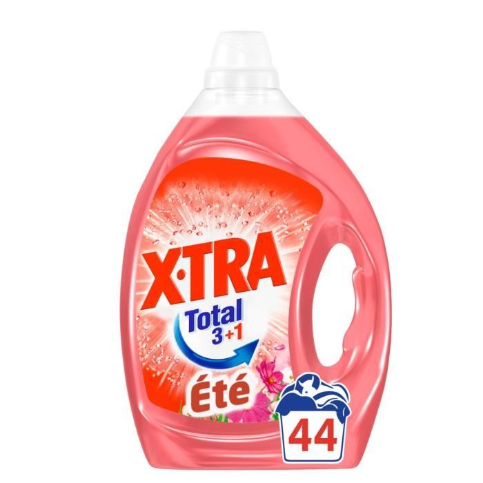 X•TRA Lessive Eté - 2,2 L - Lot de 3