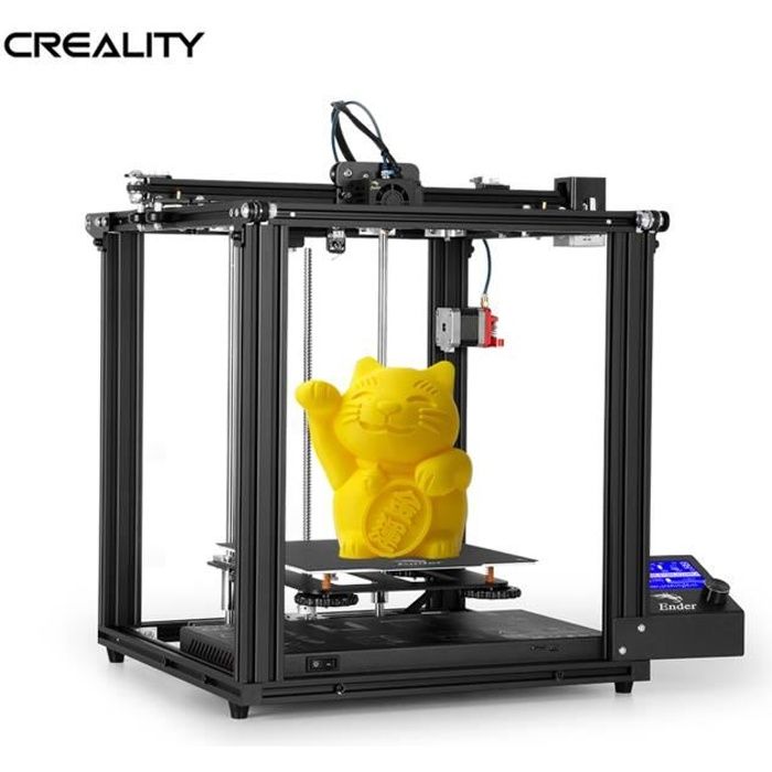 Imprimante 3D Creality 3D Ender-5 Pro 220*220*300mm avec mise à niveau extrudeuse en métal de tube PTFE de carte mère silencieuse