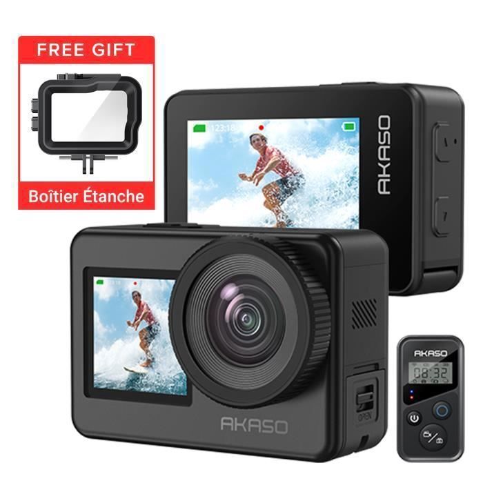 2019 Dragon Touch 4K Action Caméra 16MP Vision 3 Pro WIFI 100ft Waterproof Caméra Ecran Tactile 2 Batteries Montage Accessoires Kits
