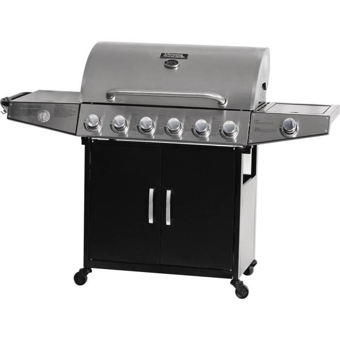 Barbecue gaz -Party 6- - 7 Brûleurs dont 1 latéral - 20.9 kW