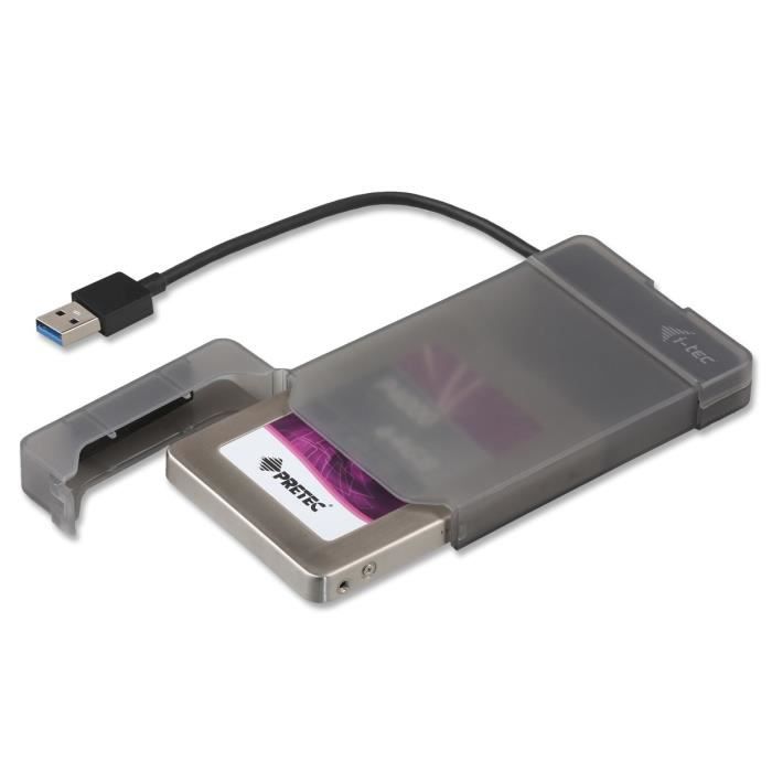 Boîtier externe - I-TEC - pour HDD/SSD 2.5- SATA sur port USB 3.0