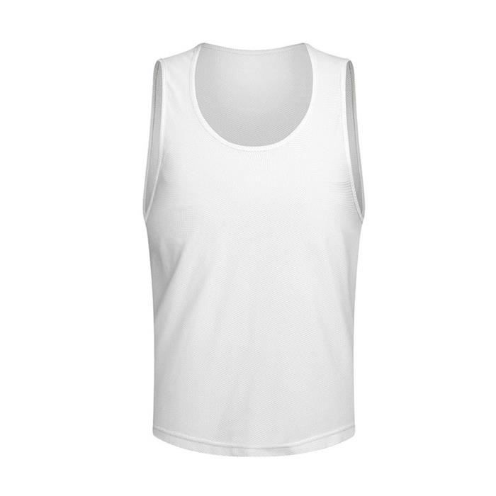 Gilet de Sport Adultes Maillots Veste Survêtement d'Entraînement Respirant pour Hommes Femmes pour Football Basket-ball Rugby