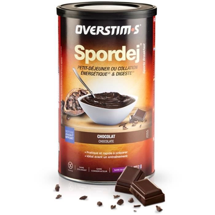 OVERSTIMS – Spordej (700g) - Chocolat - Petit-déjeuner sportif énergétique avant effort