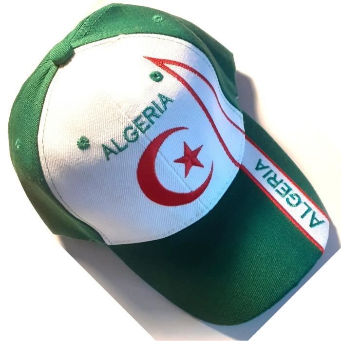CASQUETTE ALGERIE HOMME FEMME FILLE GARCON ENFANT No écharpe drapeau maillot fanion ...