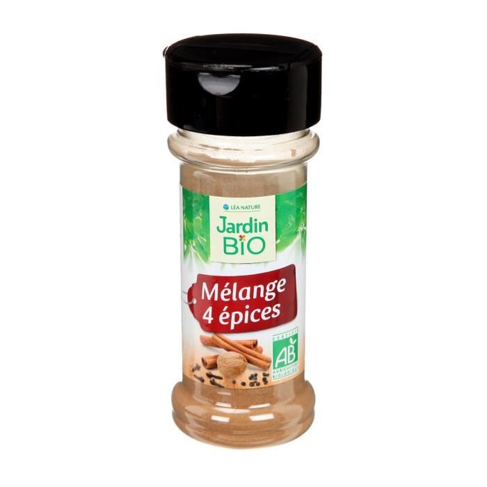 JARDIN BIO Mélange de 4 épices bio - 25 g