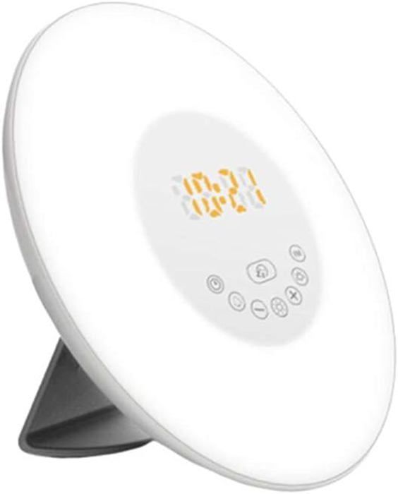 Réveil Projecteur Plafond Enfant - Horloge Projection LED Avec Alarme Snooze Et Température - Pour Chambre