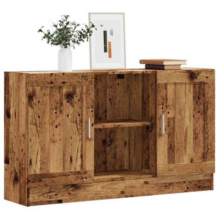 vidaXL Buffet vieux bois 120x305x70 cm bois dingénierie 856162