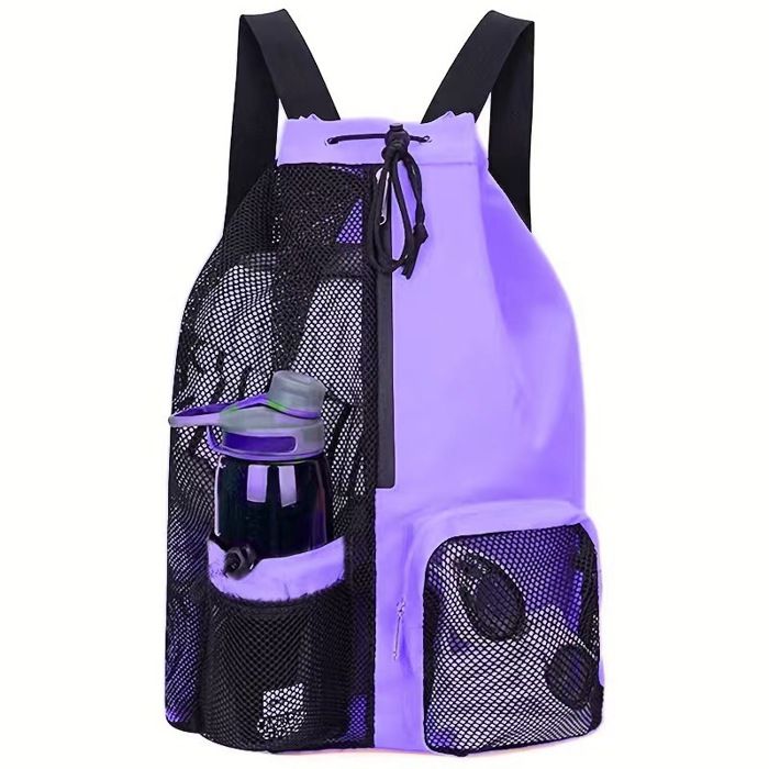 Sac Piscine à Cordon - Séparation Humide et Sèche Sac à Dos pour Natation Gym Plage Sport - pour Adultes Hommes Femmes