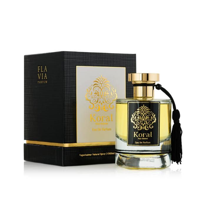 Eau de Parfum - FLAVIA - Koral Pour Homme - 100 ml - Homme - Concentration: Eau de parfum