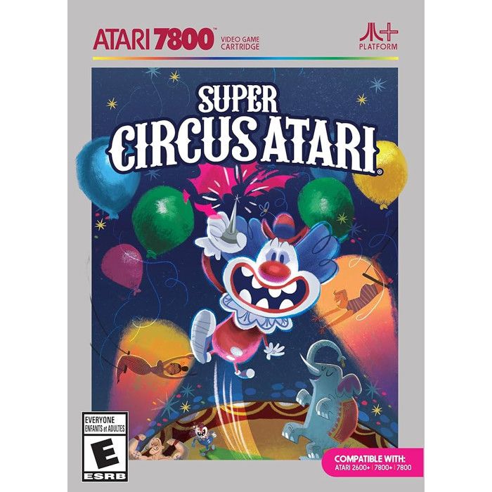 Retro Games Ltd Super Circus Atari 2600+ 7800 Arcade PEGI 3+ Nuovo con Manuale