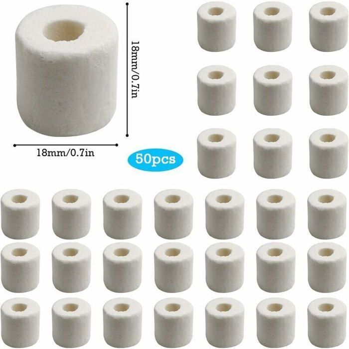 Comparer les prix de Perles Céramique Filtration Eau 50pcs Blanc Stabilisateur pH Aquarium/Étang Naturel