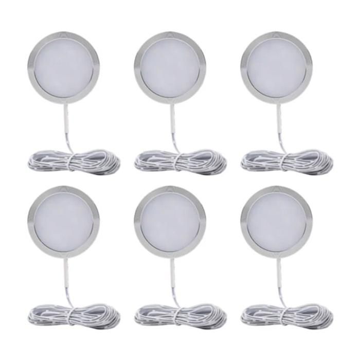 Réglette LED Cuisine sous Meuble - Éclairage Dimmable Blanc Chaud 3000K - Lampe pour Armoire et Vitrine - USB