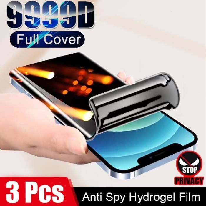 Pour iPhone XR 1 Pièces-Film hydrogel anti-espion pour iPhone, protecteur d' écran de confidentialité, pas de - Cdiscount Téléphonie
