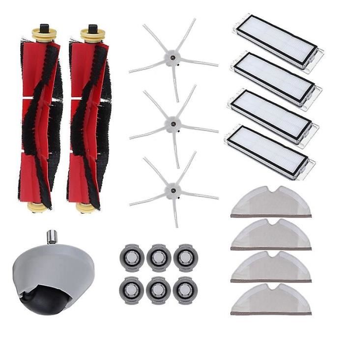 SET ACCESSORI SPAZZOLE FILTRI MOP per XIAOMI ROBOROCK Q7 MAX MAX+ T8
