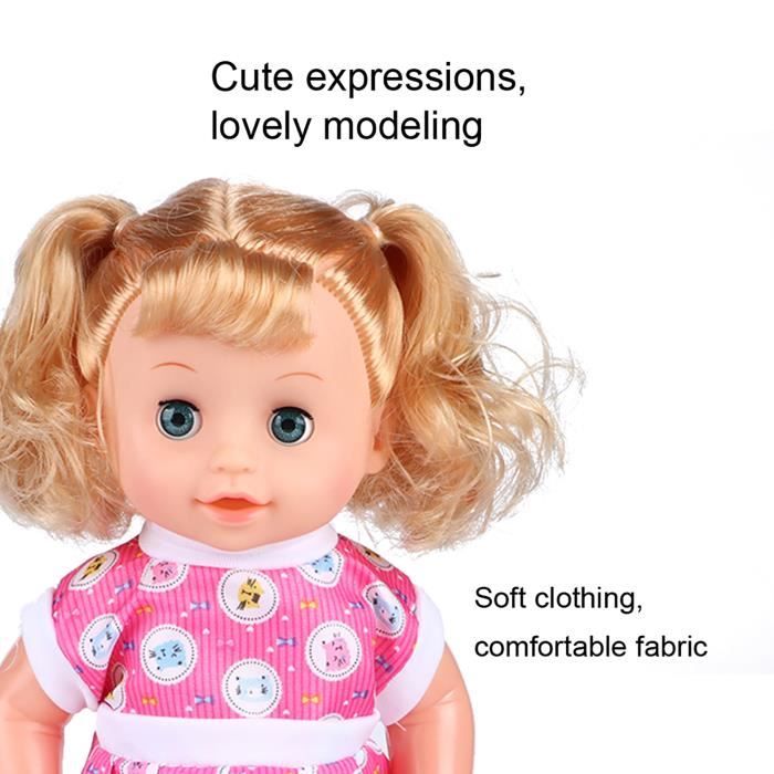 Poupée de simulation pour bébé, vêtements mignons, robe de bébé, accessoires pour bébé - Jeux - Jouets