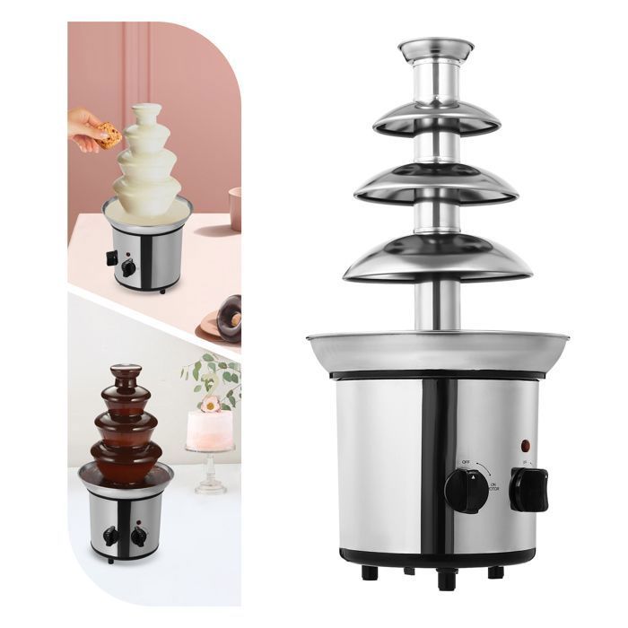 Machine De Fontaine De Chocolat à 4 Niveaux Machine De Fonte Chauffée