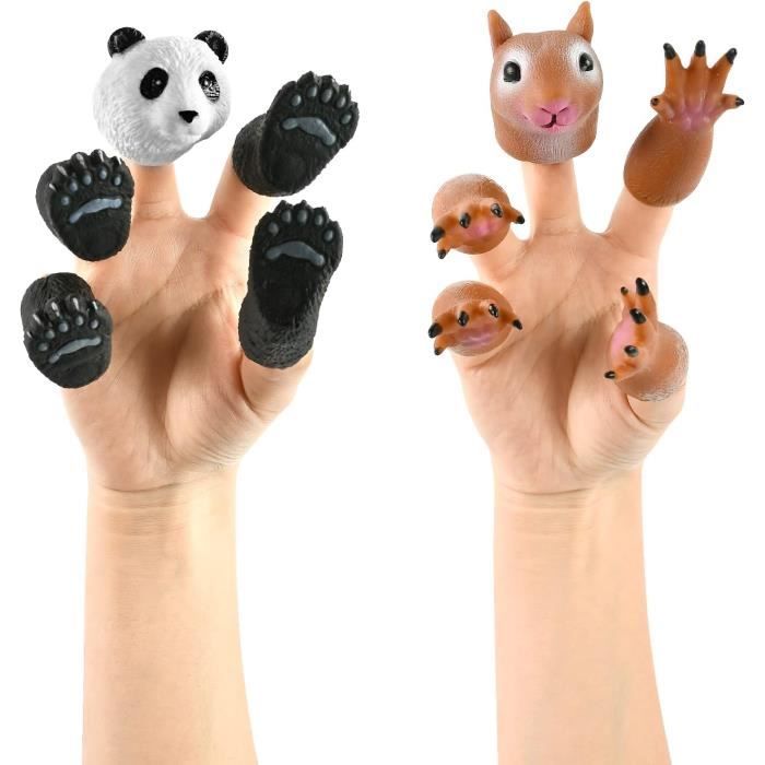 Jouets Sling Animaux Avec Doigts - Lanceur Élastique Adhésif - Jeu Intérieur Extérieur - Lot De 10/20/30 - Idéal Cadeau Enfants Fête Anniversaire