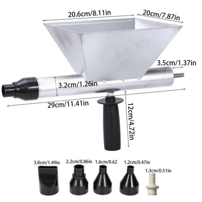 Atomiseur De Peinture/Glaçure En Acier Inoxydable 300 Ml - Pour Céramique, Poterie DIY - Pulvérisation Par Souffle