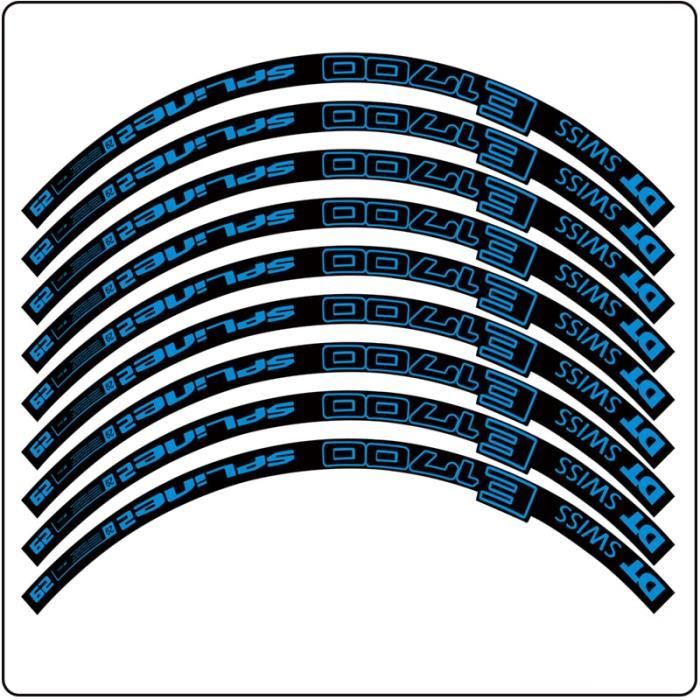 DualColorStampe B0164 Lot de 13 autocollants autocollants pour cadre VTT universel Off Road Protection Code B0164 (FUCHSIA 41