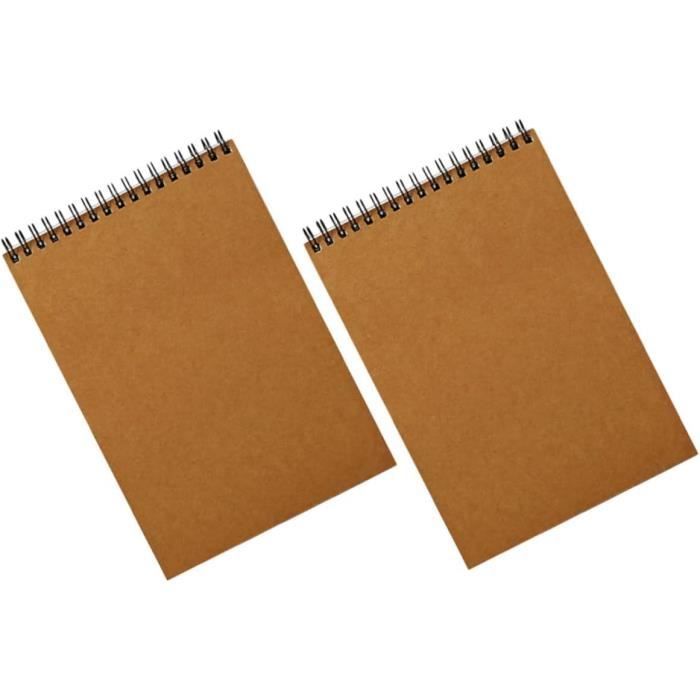 2 Carnets De Croquis Accordéon Aquarelle 300 GSM – 19x13 Cm Fermé, 104 Cm Déplié, Couverture Rigide, Pour Voyage