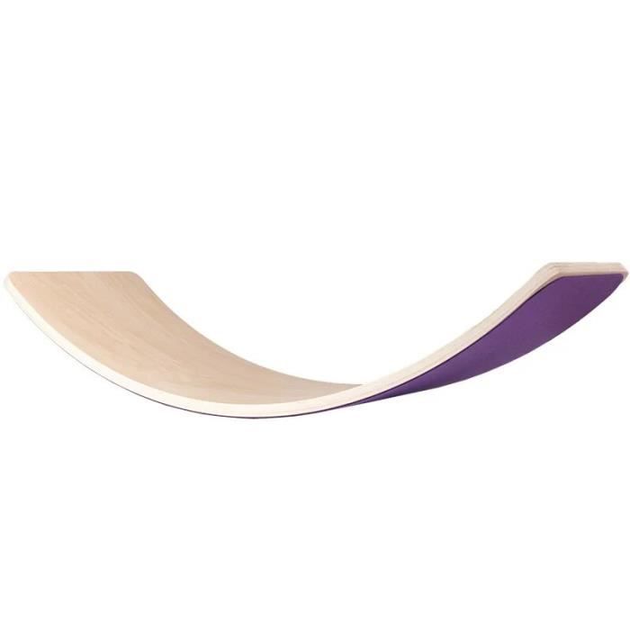 BanaSuper Poutre D'Équilibre En Bois – Banc Polyvalent, 2 Côtés (plat Et Coloré), Sac De Transport Inclus, Montessori