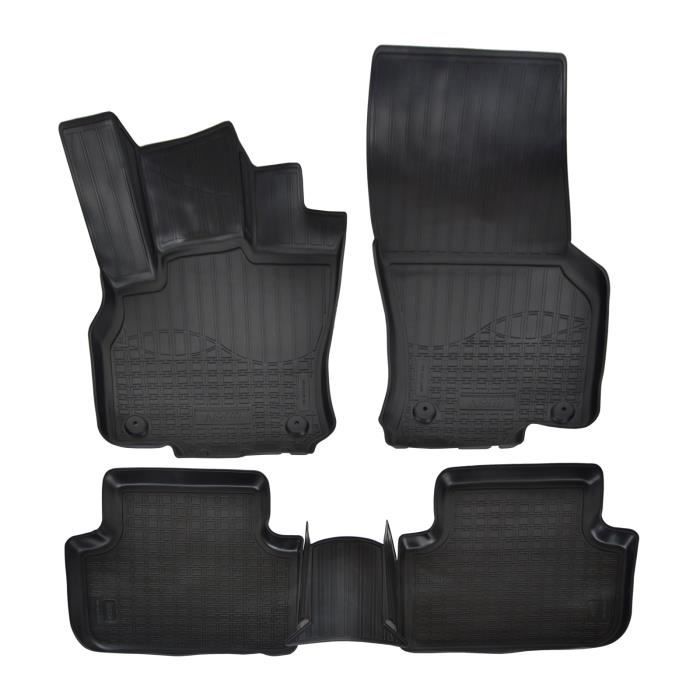 Tapis De Sol Voiture Pour Audi Q3 2019-2024/2025 - 4 Pièces - Cuir Toutes Saisons Imperméable Antidérapant - Protection Intérieur