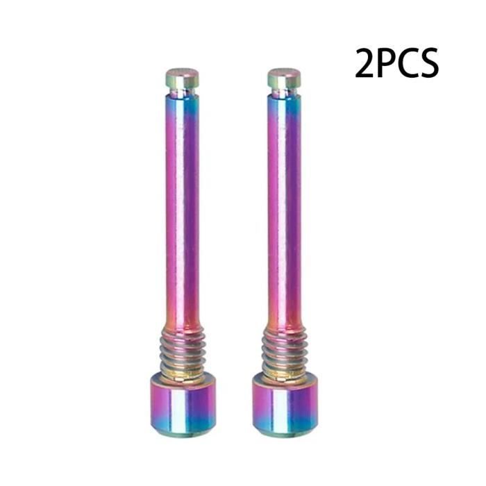 Boulons de Frein à Disque de Vélo Vis Fixation en Alliage Titane M6 X 25mm pour Etrier de Frein de Vélo VTT Lot de 2PCS(Multicolore