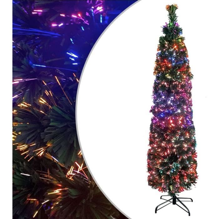 Arbre De Noël Artificiel Mince Et Support Sapin De Noël Décoration De