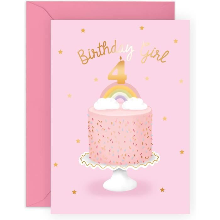 KHstylehoo Couronne D'anniversaire Pour Fille De 4 Ans