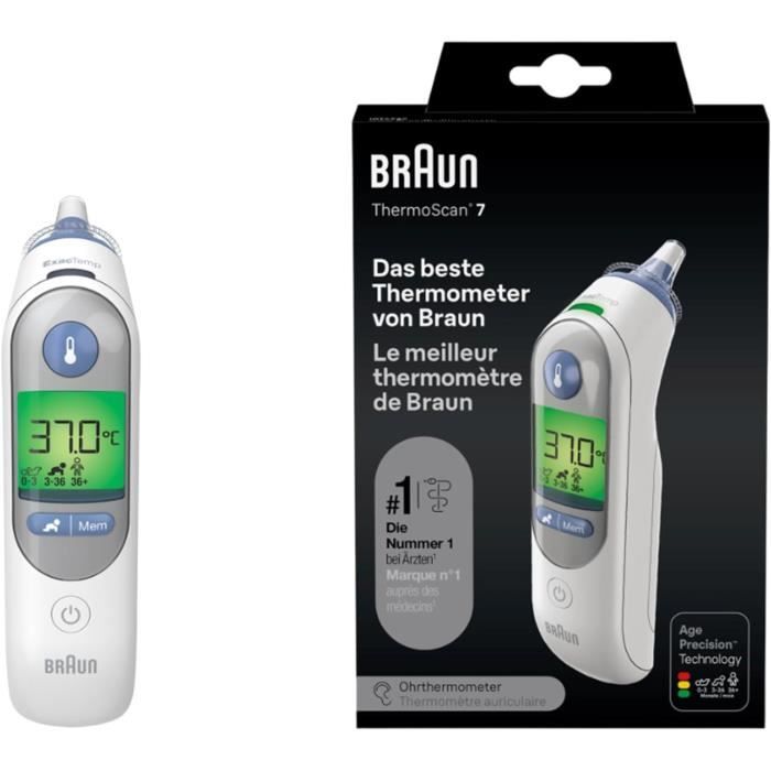Thermomètre Auriculaire Connecté - Affichage LCD - Marque Pic Solution - Neuf