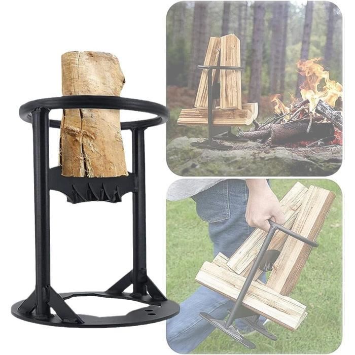 Fendeur Manuel De Petit Bois – Acier Forgé, Portable (11x11x12,5 Cm), Pour Cheminée, Barbecue, Bois D'allumage - 6