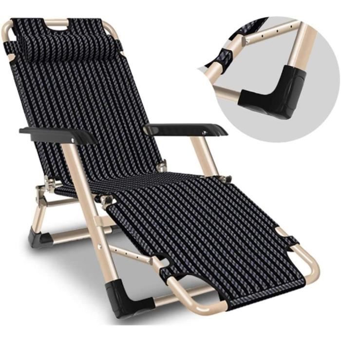 Chaises Pliantes Chaise Longue réglable Chaise Longue Bleue inclinable