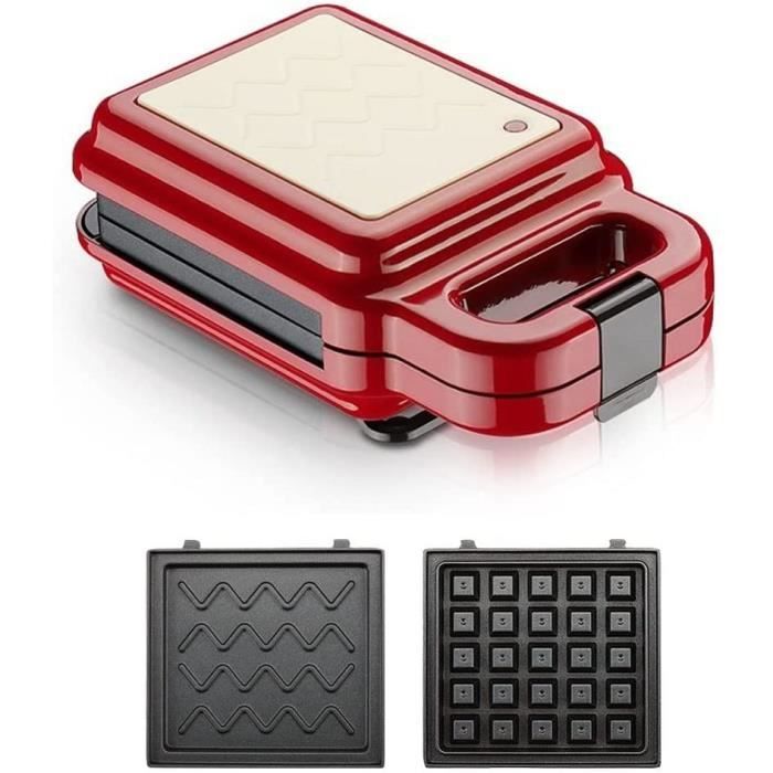 Mini Gaufrier Avec Plaques Amovibles Gaufrier Belge Avec Plaques À