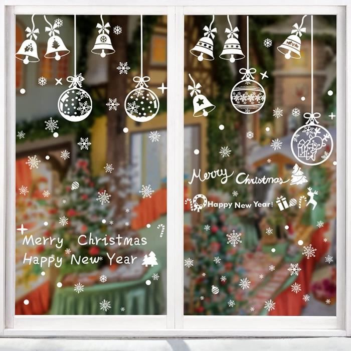 236 Stickers Noël Fenetre Autocollant Noel Decoration Noel
