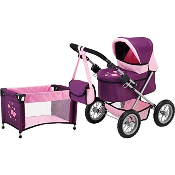 Ensemble poussette landau lit jouet 2025