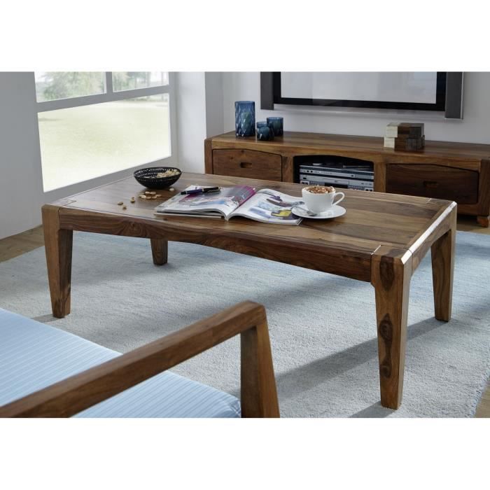 Table basse 120x60cm - Bois massif de palissandre laqué - ANCONA 101 Table basse 120x60cm - Bois massif de palissandre laqué - ANCONA 101