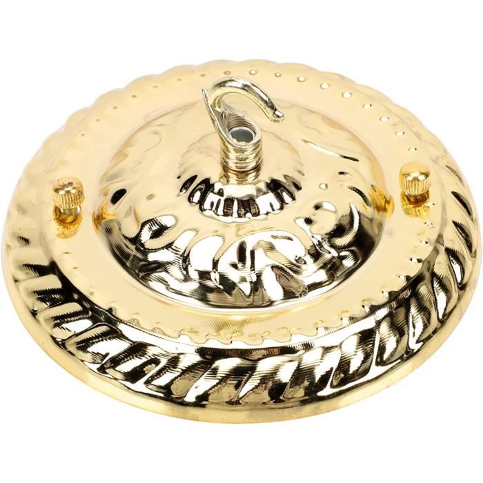 Lindby Naima plafonnier LED, alu, rond, 41 cm | Leroy Merlin