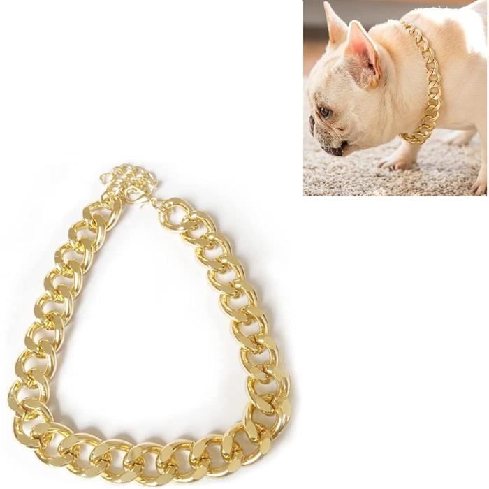 Collier Chaine Or Chien, ZoneYan Collier Chien Chaine Metal 