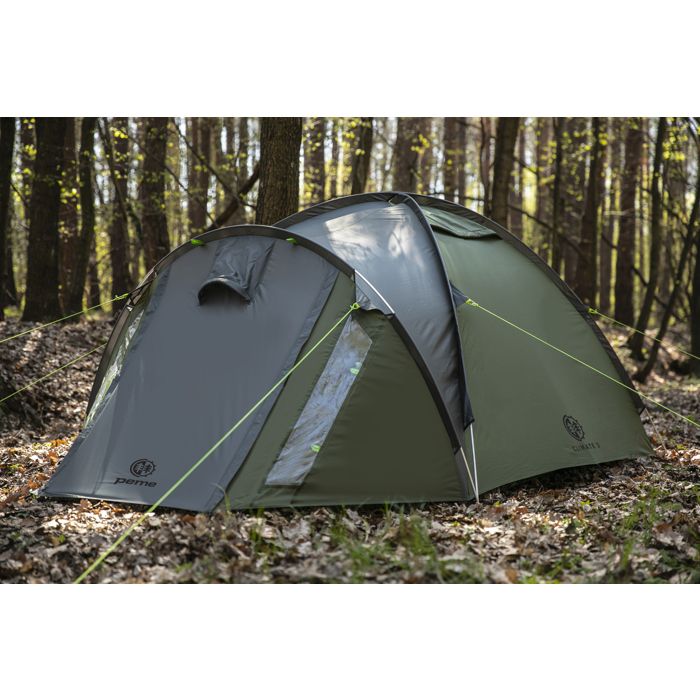 Tente de camping - PEME - Climate 3 - 3 places - Vestibule spacieux - Double-toit imperméable