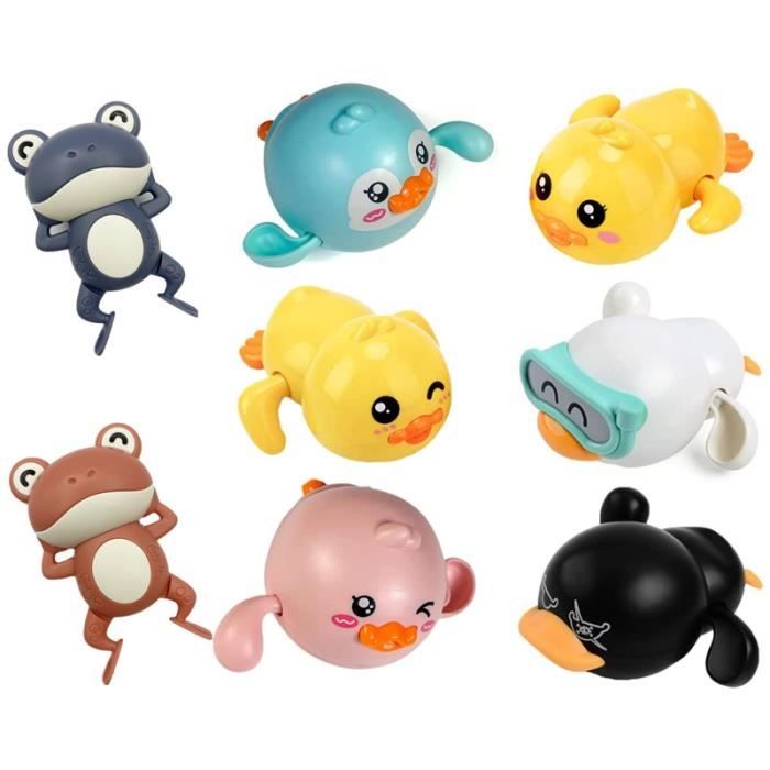 Jouets de bain pour bébé Jouets pour baignoire Jouets pour bébé Canard  jaune Gicleurs Baignoire Jouets Baignoire Douche Piscine Cadeaux pour  garçons Filles Enfants