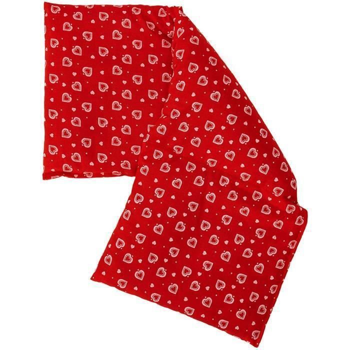 Coussin Aux Graines De Lin 20X50Cm Compartimenté En Trois - Fleur D