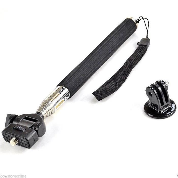 Support Voiture 3 Ventouses Pour GoPro, Insta360, Smartphone - Perche Extensible + Bras Magique 360° - 6