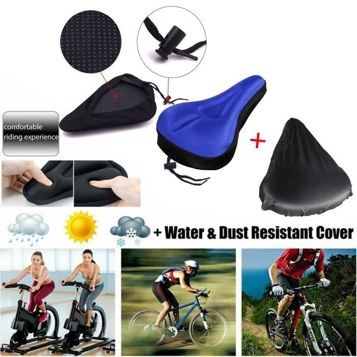 LEWEE Cruiser Siège de vélo marron extra large - Siège de vélo confortable pour homme - Siège de
